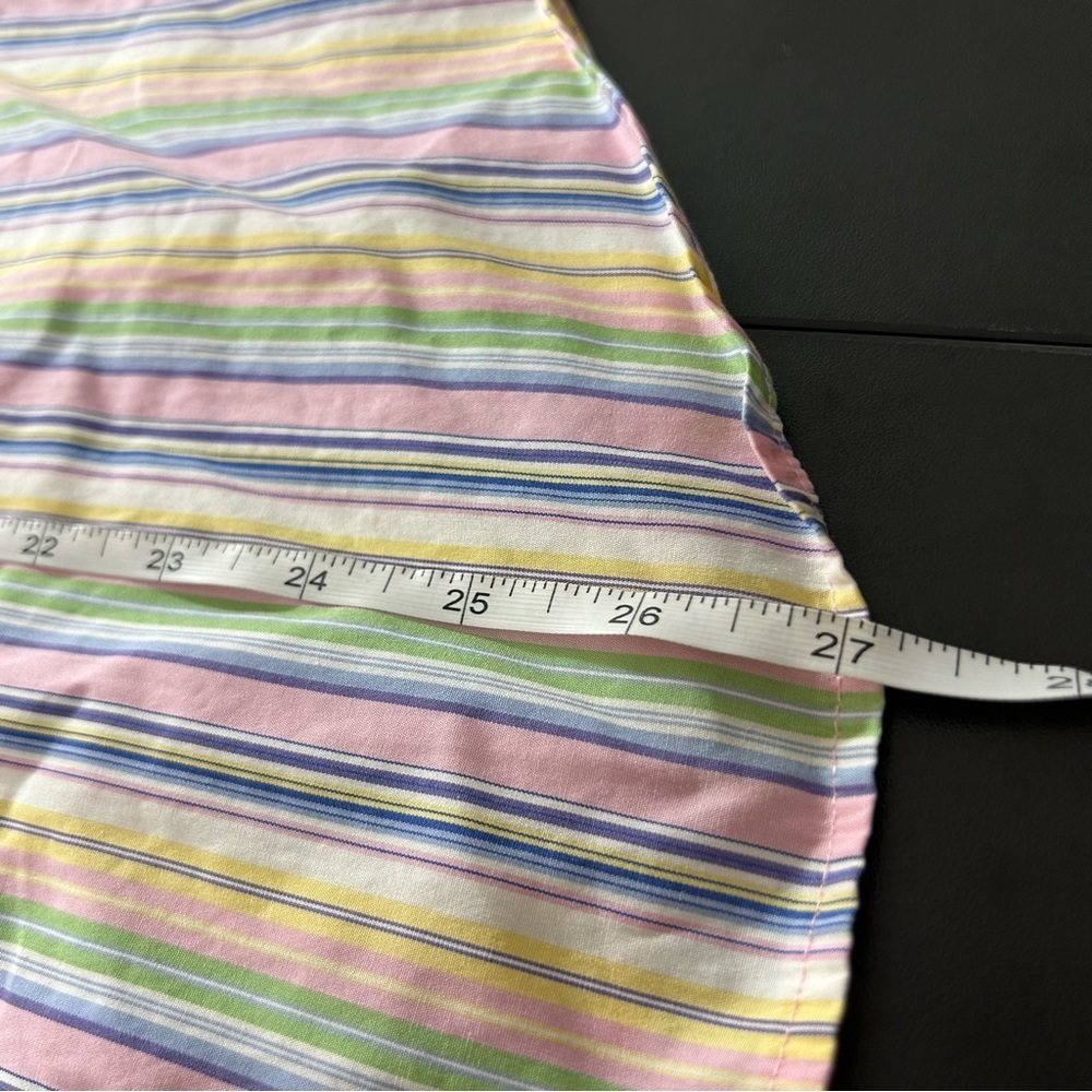 Lauren Ralph Lauren Women's Multicolor Striped Button Down Top Shirt. Size XL - Picture 6 of 7